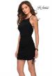 Picture of: Form Fitting Homecoming Dress with Adjustable Length in Black, Style: 29425, Detail Picture 1