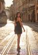 Picture of: Lace Short Homecoming Dress with Layered Skirt in Black, Style: 32630, Detail Picture 1