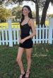 Picture of: Sheer Sparkle Corset Mini Dress in Black, Style: 33234, Detail Picture 2