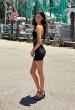 Picture of: Strapless Lace Corset Ruched Mini Dress in Black, Style: 33239, Detail Picture 2