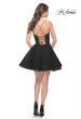Picture of: Cute Flared Tulle Skirt Dress with Sheer Bodice in Black, Style: 31763, Detail Picture 5