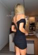 Picture of: Strapless Ruched Mini Dress in Black, Style 33250, Detail Picture 6