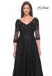 Picture of: Black Evening Dress with Rhinestones and Lace in Black, Style: 31776, Detail Picture 1