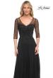 Picture of: Tulle A-line Evening Dress with Beading in Black, Style: 24894, Detail Picture 6