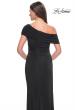 Picture of: Jersey Evening Gown with Asymmetrical Neckline in Black, Style: 31459, Detail Picture 6