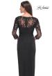Picture of: Long Jersey Evening Dress with Lace Sleeves in Black, Style: 31659, Detail Picture 6