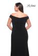 Picture of: Simple Plus Size Jersey Off the Shoulder Dress in Black, Style: 29474, Detail Picture 2