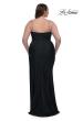 Picture of: Jersey Plus Size Dress with Rhinestone Neckline and Straps in Black, Style: 32992, Detail Picture 3