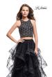 Picture of: Two Piece Ball Gown with Tulle Skirt and Beading in Black, Style: 26233, Main Picture