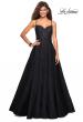 Picture of: Lace Organza Evening Gown with Sweetheart Neckline in Black, Style: 27449, Main Picture