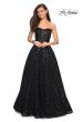 Picture of: Black Strapless Fully sequin Formal Prom Gown in Black, Style: 27467, Main Picture