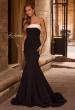 Picture of: Black and White Evening Dress with Mermaid Skirt in Black , Style: 32914, Main Picture