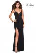Picture of: Sultry Long Dress with Intricate Strappy Back in Black, Style: 27072, Detail Picture 8