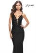 Picture of: Modern Jersey Dress with Twist Band Details in Black, Style: 31333, Detail Picture 9