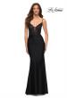 Picture of: Prom Dress with Beautiful Lace Bodice and Jersey Skirt in Black, Style: 30466, Detail Picture 10