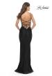 Picture of: Modern Jersey Dress with Twist Band Details in Black, Style: 31333, Detail Picture 10