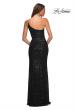 Picture of: Simple One Shoulder Long Sequin Evening Gown in Black, Style: 30391, Detail Picture 11