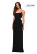 Picture of: Prom Dress with Side Cut Out and High Side Slit in Black, Style: 30439, Detail Picture 11