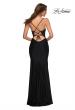 Picture of: Prom Dress with Beautiful Lace Bodice and Jersey Skirt in Black, Style: 30466, Detail Picture 11
