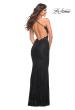 Picture of: Lace Prom Dress with Illusion Embellished Sides in Black, Style: 30474, Detail Picture 11