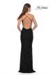 Picture of: Chic Soft Sequin Stretch Dress with Open Back in Jewel Tones in Black, Style: 31027, Detail Picture 14