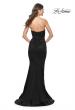 Picture of: Stretch Satin Gown with Draped Sweetheart Neckline in Black, Style: 31915, Detail Picture 17