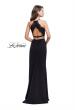Picture of: Two Piece Prom Dress with Lace Bodice and Beading in Black, Style: 25919, Back Picture