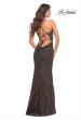 Picture of: Unique Soft Sequin Dress in Black in Black, Style: 30765, Back Picture
