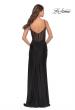 Picture of: Illusion Bodice Dress with Boning and Twist Detail in Black, Style: 31229, Back Picture
