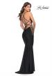 Picture of: Unique Jersey Dress with Open Criss Cross Sides in Black, Style: 31315, Back Picture