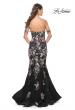 Picture of: Mermaid Prom Dress with Off the Shoulder Sleeve and Unique Sequin Lace in Black, Style: 32087, Back Picture
