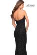 Picture of: Strapless Sweetheart Luxe Sequin Gown in Black, Style: 30714, Detail Picture 21