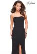 Picture of: Simple Strapless Prom Dress with Double Strap Back in Black, Style: 27035, Detail Picture 1