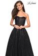 Picture of: Black Strapless Fully sequin Formal Prom Gown in Black, Style: 27467, Detail Picture 1