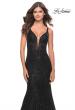 Picture of: Mermaid Beaded Lace Dress with Sheer Bodice in Black, Style: 31524, Detail Picture 1