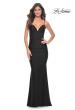 Picture of: Jersey Dress with Bustier Top and Illusion Back in Black, Style: 32257, Detail Picture 1