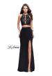 Picture of: Two Piece Prom Dress with Lace Bodice and Beading in Black, Style: 25919, Detail Picture 2
