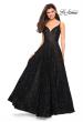 Picture of: Unique Sequin Prom Gown with Sweetheart Neckline in Black, Style: 27199, Detail Picture 2