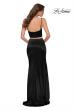 Picture of: Two Piece Stretch Satin Prom Dress in Black, Style 29941, Detail Picture 2