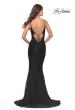 Picture of: Beaded Lace Mermaid Gown with Sheer Side Panels in Black, Style: 31257, Detail Picture 2