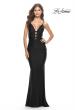 Picture of: Modern Jersey Dress with Twist Band Details in Black, Style: 31333, Detail Picture 2