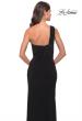 Picture of: Chic One Shoulder Jersey Dress with Cut Out in Black, Style: 31357, Detail Picture 2