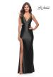 Picture of: Unique Liquid Jersey Dress with Cut Outs in Black, Style: 31374, Detail Picture 2