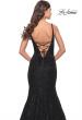 Picture of: Mermaid Beaded Lace Dress with Sheer Bodice in Black, Style: 31524, Detail Picture 2