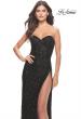 Picture of: Chic Beaded Lace Gown with Sweetheart Neckline in Black, Style: 31538, Detail Picture 2
