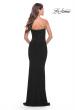 Picture of: Strapless Net Jersey Dress with Illusion Bodice in Black, Style: 31584, Style: 31584