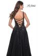 Picture of: A-Line Rhinestone and Beaded Embellished Prom Dress in Black, Style: 32345, Detail Picture 2