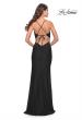 Picture of: Soft Jersey Dress with Knot Detail on Bust and Hip in Black, Style: 31516, Detail Picture 3