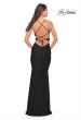 Picture of: Side Cut Out Jersey Dress with Strappy Back in Black, Style: 31523, Detail Picture 3