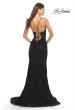Picture of: Unique Stretch Lace Prom Dress with Sheer Bodice in Black, Style: 31249, Detail Picture 5